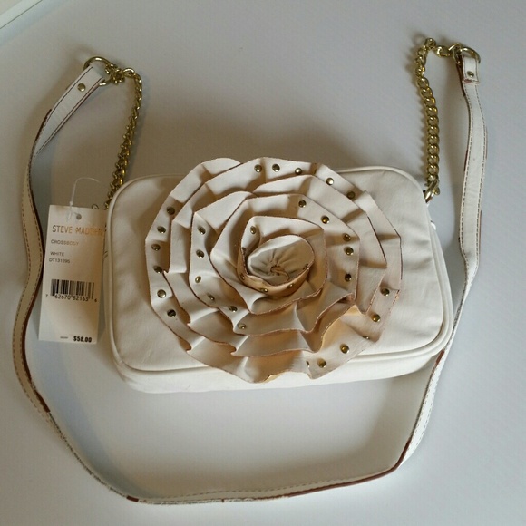 Steve Madden Crossbody White NWT - Picture 1 of 3